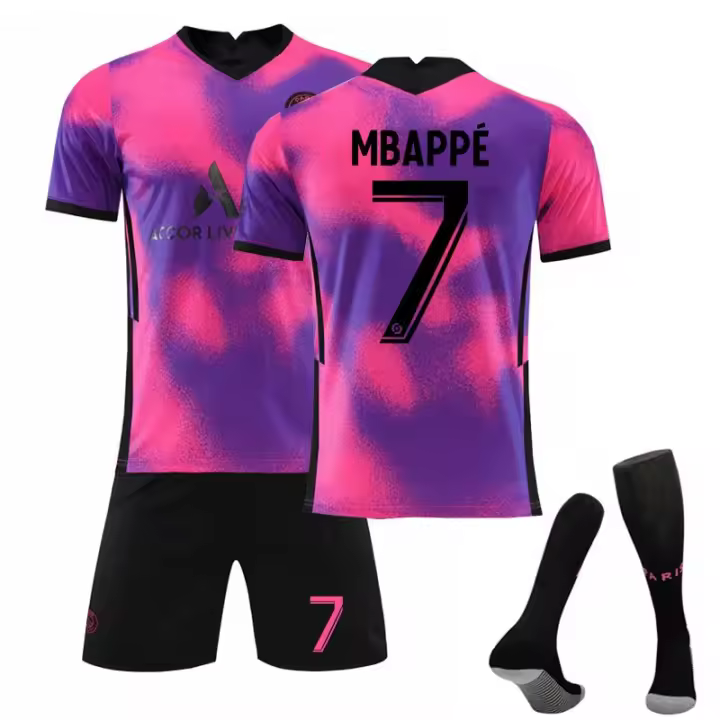 Conjunto De Ropa Infantil Para Niños Y Niñas Fan De Camiseta De Entrenamiento Uniforme Deportivo Casual Unisex Verano Poliéster - 1