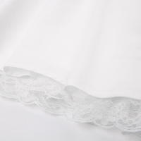 Vestido acampanado con panel de encaje de alta calidad, blanco encantador para fiestas y vacaciones, minivestidos corsé sin mangas, dulce elegante - details 28