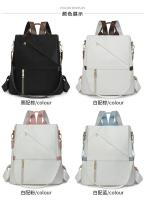 Mochila de nylon con mango suave de color sólido, grande, cinturón de cojín de aire - details 5