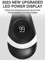 Miniventilador USB silencioso, dispositivo de ventilación con luz LED de potencia para acampar al aire libre viajar - details 4