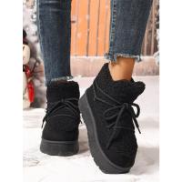 Botas de nieve para mujer otoño invierno zapatos cálidos - details 3