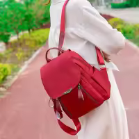 Mochila Oxford de moda para mujer, bolso de hombro impermeable, informal, de gran capacidad, para ir de compras, de viaje, escolar - details 6