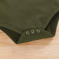 Conjunto de Ropa para Bebé Recién Nacido de 0-18 Meses Mono de Manga Corta con Estampado de Letras, Pantalones de Camuflaje y Sombrero Conjuntos de Verano para Niño Pequeño de 3ud - details 5