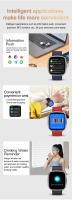 Relojes inteligentes hombre mujer Bluetooth deporte ritmo cardíaco presión arterial reloj - details 19