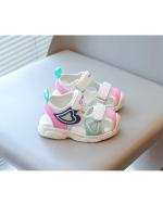 Sandalias deportivas para niñas, moda de verano 2025, nuevos zapatos de playa para niños con corazones dobles, sandalias informales dulces de princesa clásicas suaves - details 6