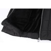 Chaqueta acolchada de algodón con capucha para mujer, abrigo cálido de terciopelo, de longitud media, para invierno, 2024 - details 4