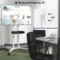 Bontec Soporte Universal para TV Móvil, Compatible con Plasma LCD/LED/OLED, 32-85 Pulgadas, Carga Máxima 60kg, MAX VESA 600 x 400 mm - details 8