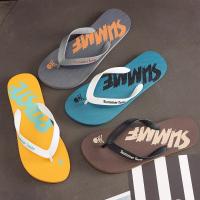 Chanclas, zapatillas de verano para Hombre, sandalias de playa ligeras informales antideslizantes para exteriores, zapatillas para el hogar, pantuflas deslizantes para estudiantes para Hombre - details 1