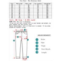 Pantalones Vaqueros de Algodón de Cintura Alta para Hombres Ajuste Perfecto, Cómodo, Transpirable, Estilo Casual - details 1