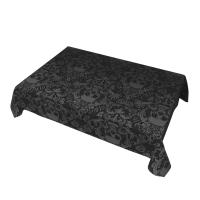 Funda de poliéster lavable rectangular con esqueleto gótico negro, mantel de cocina, fiesta, picnic, decoración de restaurante - details 2