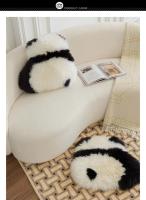 Cojín de Peluche de Panda Almohada de Espalda de Dibujos Animados para Decoración de Sofá de Estar - details 3