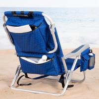 playa plegable y reclinable 5 posiciones, Silla portátil plegable 55x67,5x86cm, Incluye cojín, 1 bolsillo, 1 bolsa con cremallera y topes antivuelco, Sillas de playa - details 12