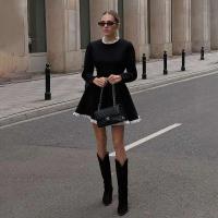Tossy-minivestido de encaje negro para mujer, vestido de fiesta Vintage elegante de cintura alta a la moda, retales de verano 2024 - details 3