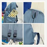 Mochila Pequeña Y Fresca Para Estudiantes, Morral De Color Sólido, Informal, A La Moda, Para Estudiantes Universitarios - details 4