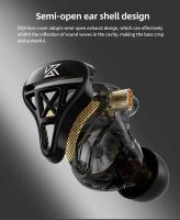 KZ DQS-auriculares con cable de Metal y micrófono, intrauditivos con Monitor, música, deporte, videojuegos, cancelación de ruido, HIFI - details 4