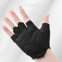 Guantes de motocicleta resistentes al desgaste, manoplas de dedo de carreras antideslizantes Vintage, guantes sin dedos de cuero de piel de cabra para hombre - details 3