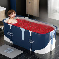 Cubo de baño plegable rectangular para adulto, cubo de baño de cuerpo completo - details 6