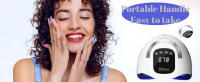 Lámpara de uñas LED UV de 320 W, luz de secador de uñas UV profesional para uñas de gel con 72 cuentas, lámpara de esmalte de gel de curado rápido, sensor automático, 4 ajustes de temporizador, herramientas portátiles de secado de uñas para uñas de manos - details 3