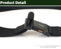 Cinturón Táctico de Nylon Hebilla de Aleación de Aluminio Secado Rápido Estilo Plano Para Hombres - details 4