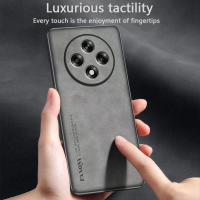 Teléfono empresarial de cuero retro para OPPO Reno 12F, funda protectora a prueba de golpes y prevención de caídas - details 1