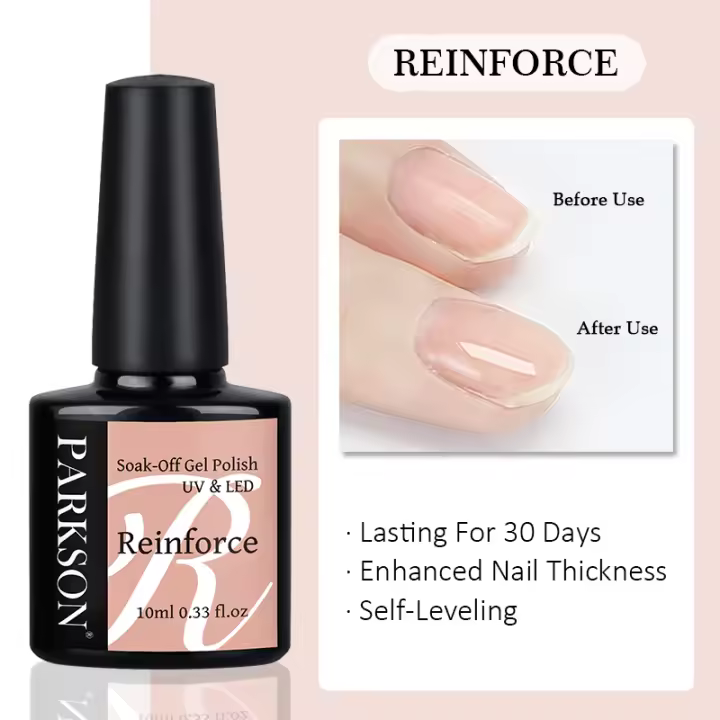 Parkson-capa Base mate para uñas, esmalte de Gel UV Soak Off, removedor mágico de imprimación, laca de Gel para manicura artística, Gel de refuerzo - 1