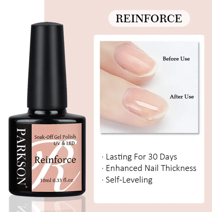 Parkson-capa Base mate para uñas, esmalte de Gel UV Soak Off, removedor mágico de imprimación, laca de Gel para manicura artística, Gel de refuerzo - 1
