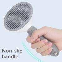 Peine para Eliminación de Pelo de Mascotas de Un Clic Cepillo de Despido Automático para Perros y Gatos Brillo Fácil con Este Peine - details 6