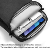Bolso de hombro para MacBook Air M1, funda para portátil M2 de 13 pulgadas, iPad Air 5 Pro 12,9, 11, 10. ª generación, S9, 8, 7 Plus, para mujer y hombre, 2023 - details 4