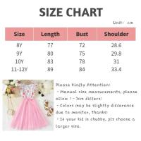 Ropa de verano, vestidos de malla floral sin mangas, moda pastoral, disfraz informal de estilo universitario para niña de 8 a 12 años - details 0