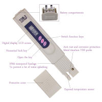 Medidor de agua Digital portátil, medidor de pureza de calidad del agua, TDS - details 16