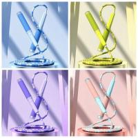 Cuerda de saltar con cuentas suaves ajustables, cuerda de entrenamiento de salto de flexibilidad fuerte, no enredada, portátil, Unisex - details 1