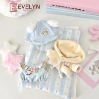 Evelyn-ropa de muñeca pequeña de 10CM, Sudadera con capucha, gorro, monos, pantalones con tirantes, accesorios, peleles de colores, mono Love and Deepspace - details 4