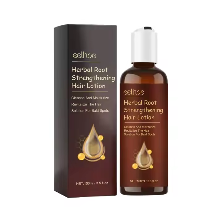 Loción de raíz de hierbas que fija la línea densa, repara, endurece, hidrata y previene la caída del cabello - 1