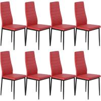 Sillas de Comedor Juego de 4 Sillas de Metal para Cocina, Silla de Mesa Comoda Silla con Asiento Tapizado, Negro - details 151