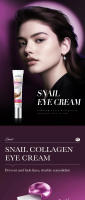 Elimina las bolsas de los ojos, crema de colágeno para ojos de Caracol, antiojeras, antiarrugas, humectante reafirmante, belleza, productos para el cuidado de la piel de los ojos - details 0