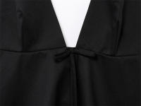 Ouwu-top Informal Con Cuello Halter Para Mujer, Top Elegante Sin Mangas Con Cuello En V, Camiseta Sin Mangas Con Lazo, Ropa De Calle Formal Con Cremallera Lateral, Chaleco Elegante - details 4