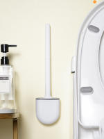 Cepillo De Inodoro Con Mango Largo Para Colgar En La Pared Limpieza Fácil Y Duradera Adecuado Para El Baño Y La Limpieza Del Inodoro - details 6