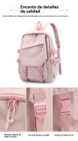 Viajero-Mochila Escolar para adolescentes, Niña, Niño, 14 pulgadas, Ordenador portátil, Viajes, Universidad, Trabajo - details 9