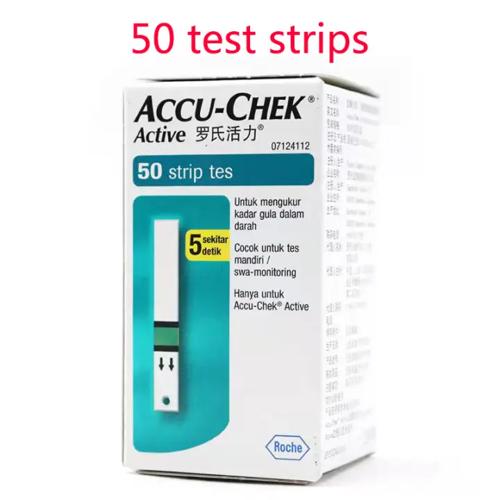 Medidor de glucosa en sangre Accu-Chek Active Smart, importado, de precisión médica, mismo modelo para la determinación adecuada para uso personal. - 1