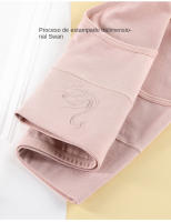 Bragas de algodón de cintura alta para mujer, ropa interior Abdominal de talla grande, sin costuras, lencería Sexy, suave - details 12