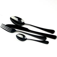 JANKNG Juego de Vajilla de Acero Inoxidable, Cubiertos Coloridos de Arcoíris, Apto para Lavavajillas, Vajilla Occidental, Accesorios de Cocina - details 8