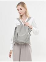 Mochilas de cuero suave para mujer, bolso de viaje impermeable, bolsos casuales para mujer, mochila antirrobo, estilo vintage, gran capacidad, color verde oscuro - details 17