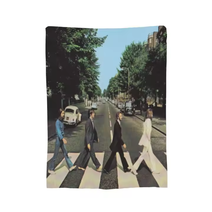 The Beatles 'Abbey Road manta de forro polar perfecta para niños y niñas, hogar o viaje - 1