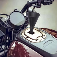Embudo de plástico extendido, embudo de combustible de boca ancha multifuncional para motocicleta, coche, aceite, gasolina - details 5