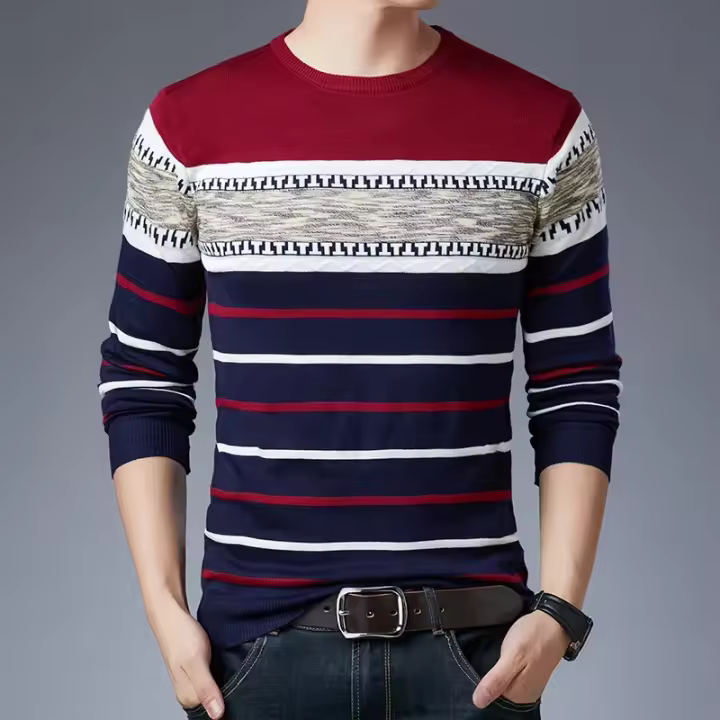 Camiseta de manga larga para hombre, ca. - 1