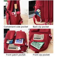 Mochila escolar Kawaii para niños y niñas, bolsa para ordenador portátil, para estudiantes, 5 piezas, 2023 - details 35