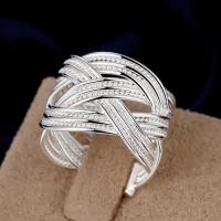Andara Anillo de Plata Esterlina  Diseño Trenzado Interweaved Ideal para Mujeres - details 7