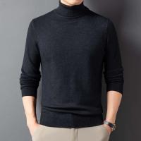 Suéter de cachemira para hombre, jersey de lana de cuello alto, suave y cálido, suéter de punto, Otoño e Invierno - details 1