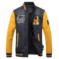 Camiseta amarilla de Béisbol para Hombres, Cuero Artificial de Manga Larga - details 0