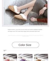 Zapatillas de casa de otoño e invierno, algodón antideslizante para parejas de interior de felpa cálidas para hombres y mujeres al por mayor - details 2